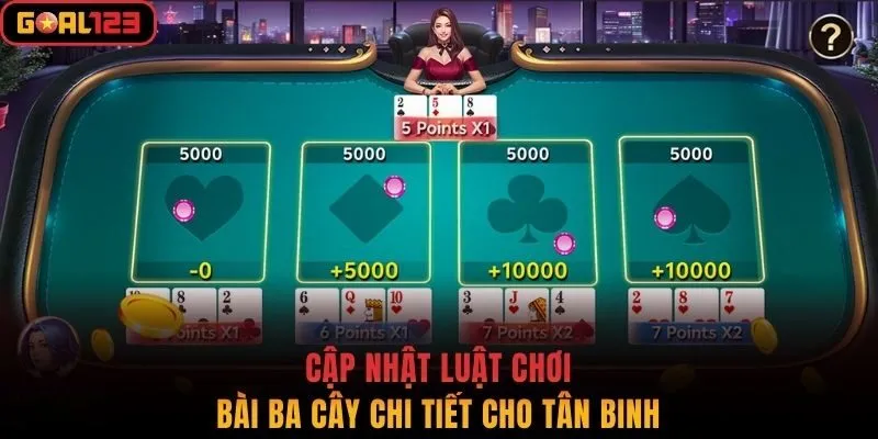 Cập nhật luật chơi bài ba cây chi tiết cho tân binh